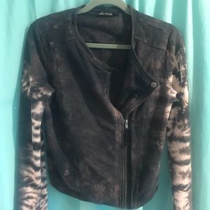 Ella Moss “Frankie” Tye Dyed Moto jacket